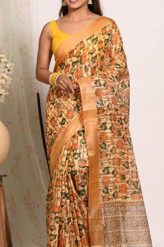 HAND BLOCK PRINT SAREE