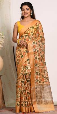 HAND BLOCK PRINT SAREE 1