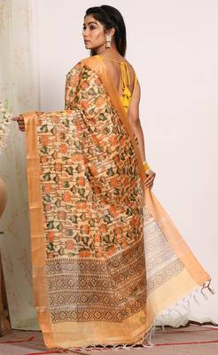 HAND BLOCK PRINT SAREE 4