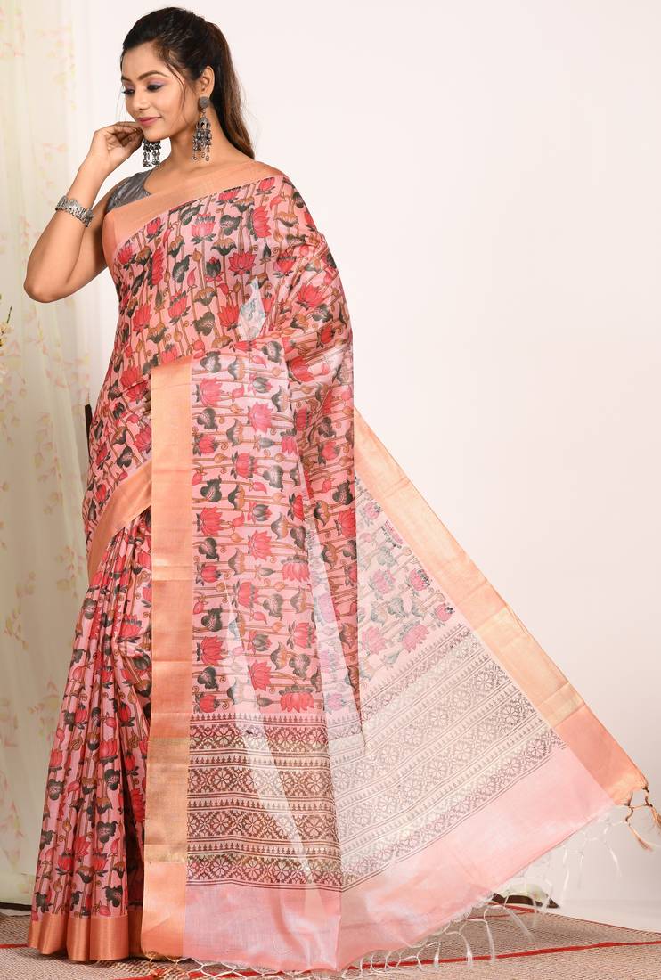 HAND BLOCK PRINT SAREE