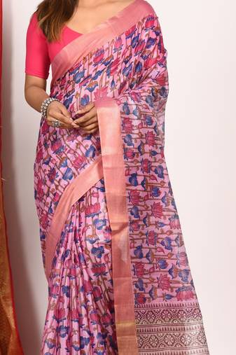 HAND BLOCK PRINT SAREE