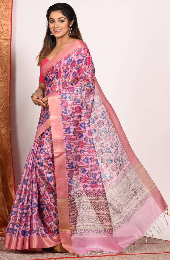 HAND BLOCK PRINT SAREE