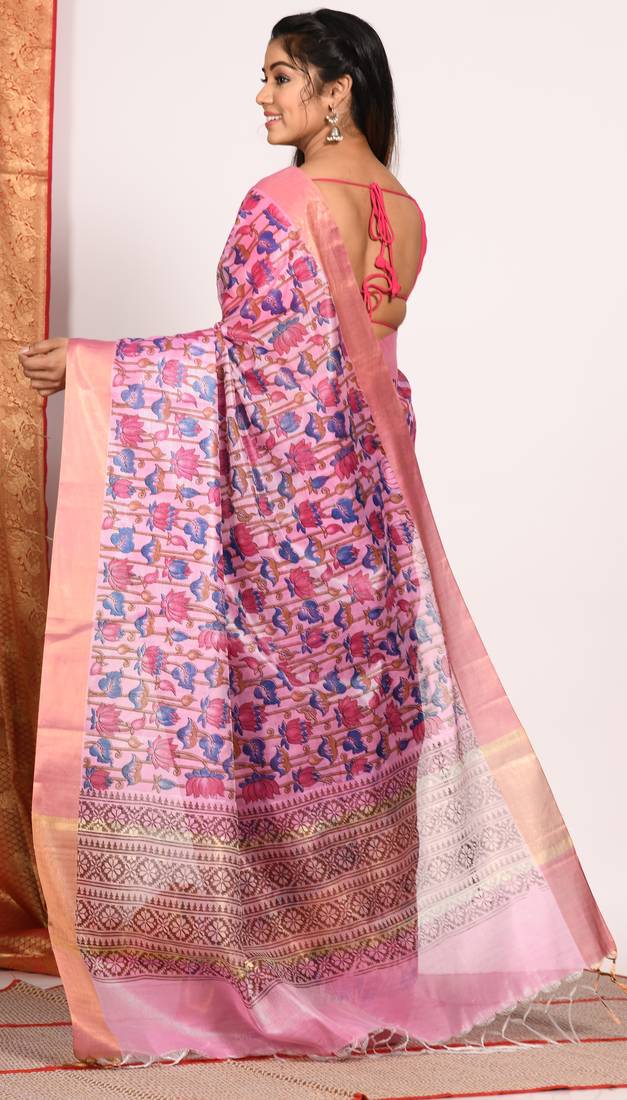 HAND BLOCK PRINT SAREE