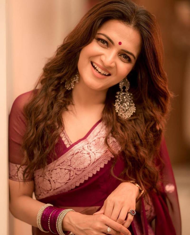 WINE SOFT LICHI SILK SAREE