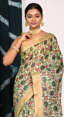 HAND BLOCK PRINT SAREE 2