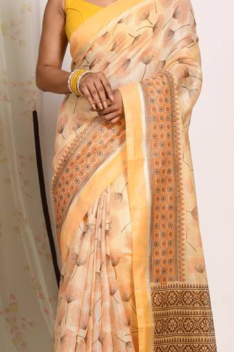 HAND BLOCK PRINT SAREE