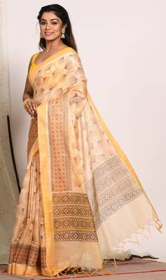 HAND BLOCK PRINT SAREE 3