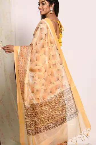 HAND BLOCK PRINT SAREE