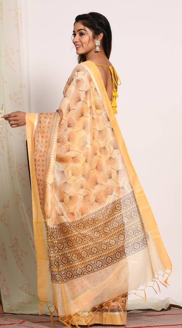 HAND BLOCK PRINT SAREE