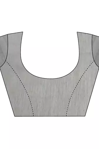Elora cotton silk ikkat zari designer saree for women (grey)