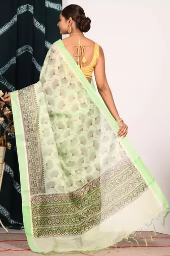 HAND BLOCK PRINT SAREE
