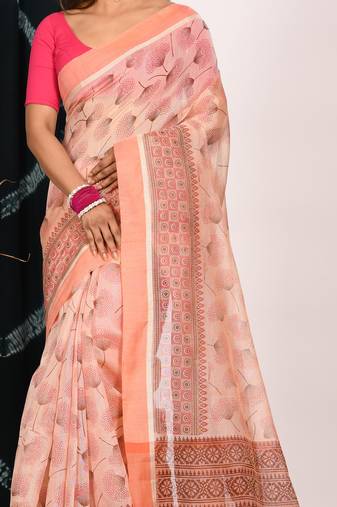 HAND BLOCK PRINT SAREE