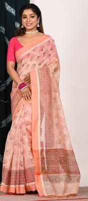 HAND BLOCK PRINT SAREE 1