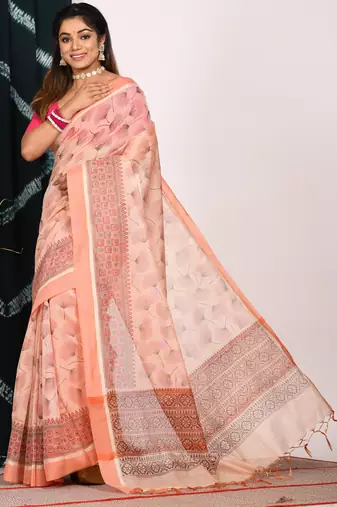 HAND BLOCK PRINT SAREE