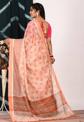 HAND BLOCK PRINT SAREE 4