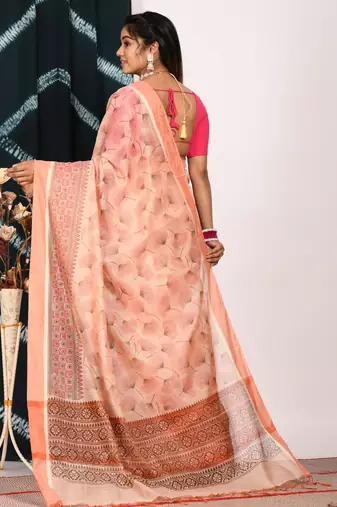 HAND BLOCK PRINT SAREE