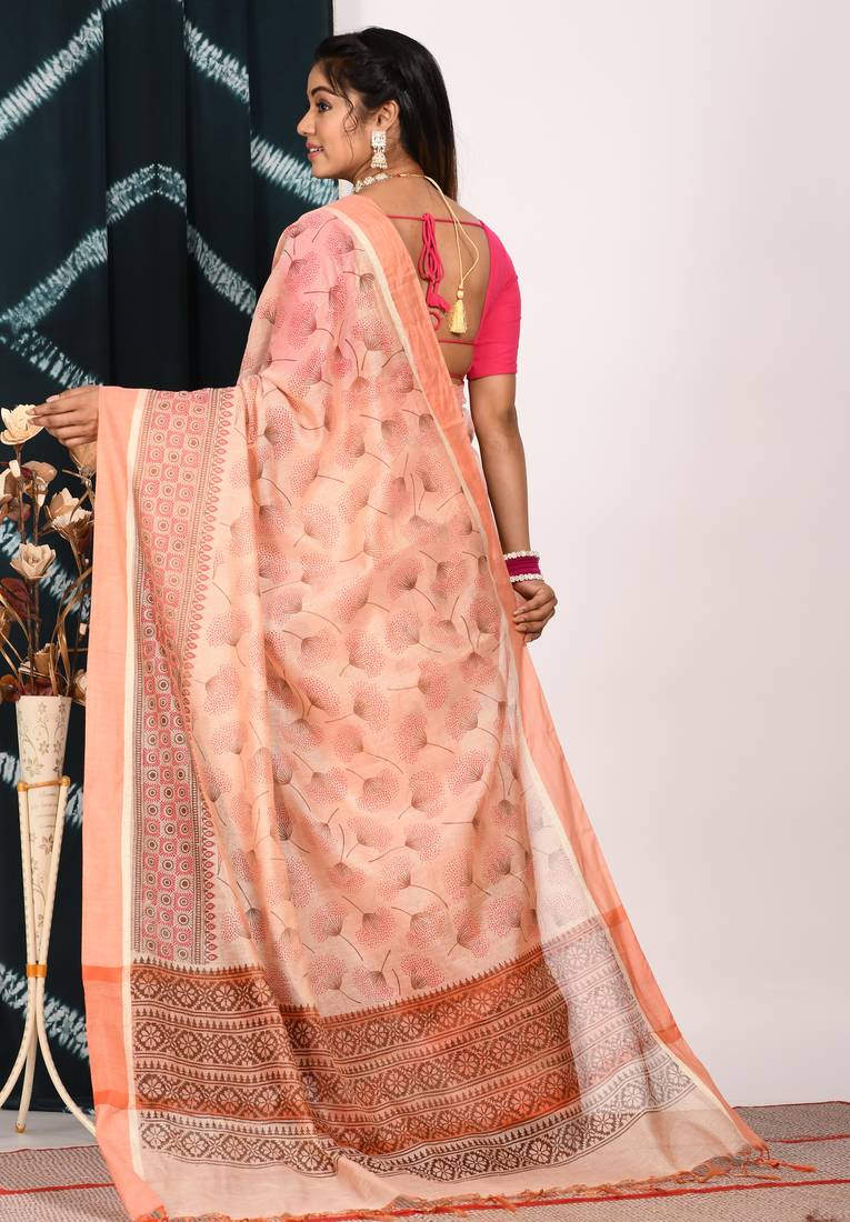 HAND BLOCK PRINT SAREE