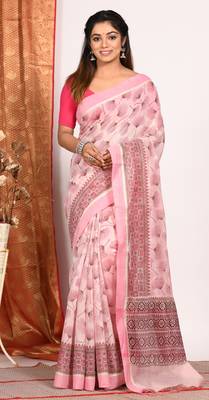 HAND BLOCK PRINT SAREE 1