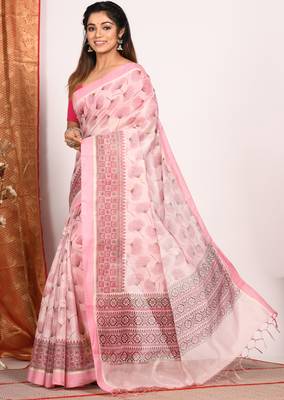 HAND BLOCK PRINT SAREE 3