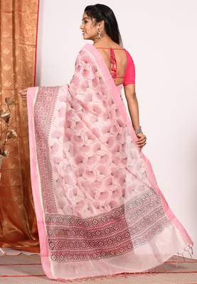 HAND BLOCK PRINT SAREE 4