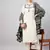 Winered woman beige embroidered kurta set with cotton dupatta