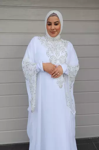 White Eid Farsha for Women