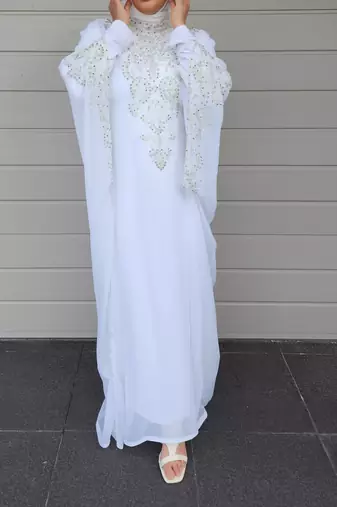 White Eid Farsha for Women