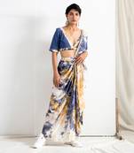 Arcadia Saree Multicolor