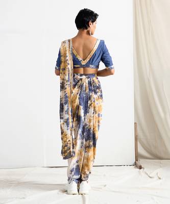 Arcadia Saree Multicolor 2