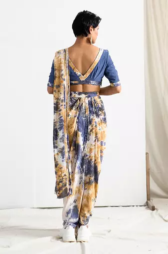 Arcadia Saree Multicolor