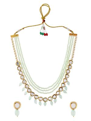 Long layered kundan jewellery set 1