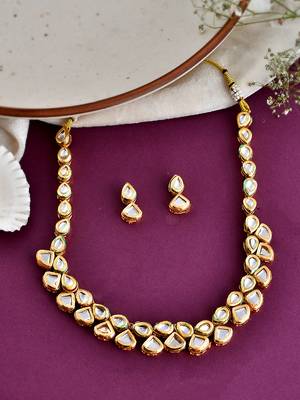 Kundan gold plated jewellery set 1