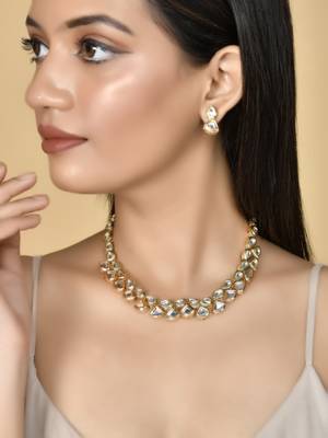 Kundan gold plated jewellery set 2