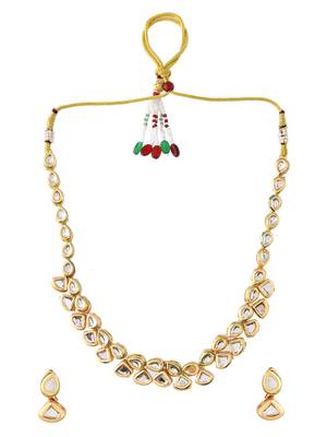 Kundan gold plated jewellery set 3
