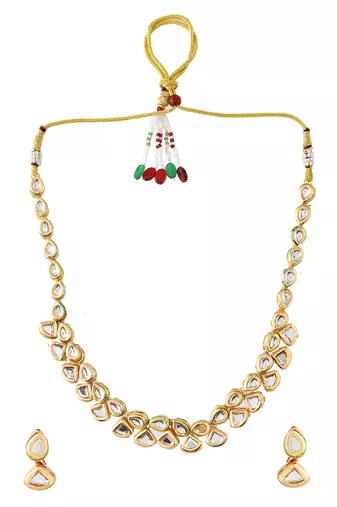 Kundan gold plated jewellery set