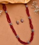 Traditional long layered jewelry set