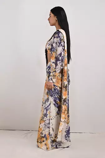 Irina Mustard Saree