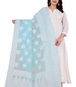 DesiButik Silk Dupatta with Zari Work 36*102 inches