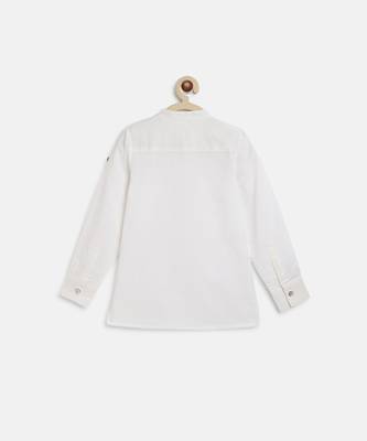 Dobby white kurta set 4