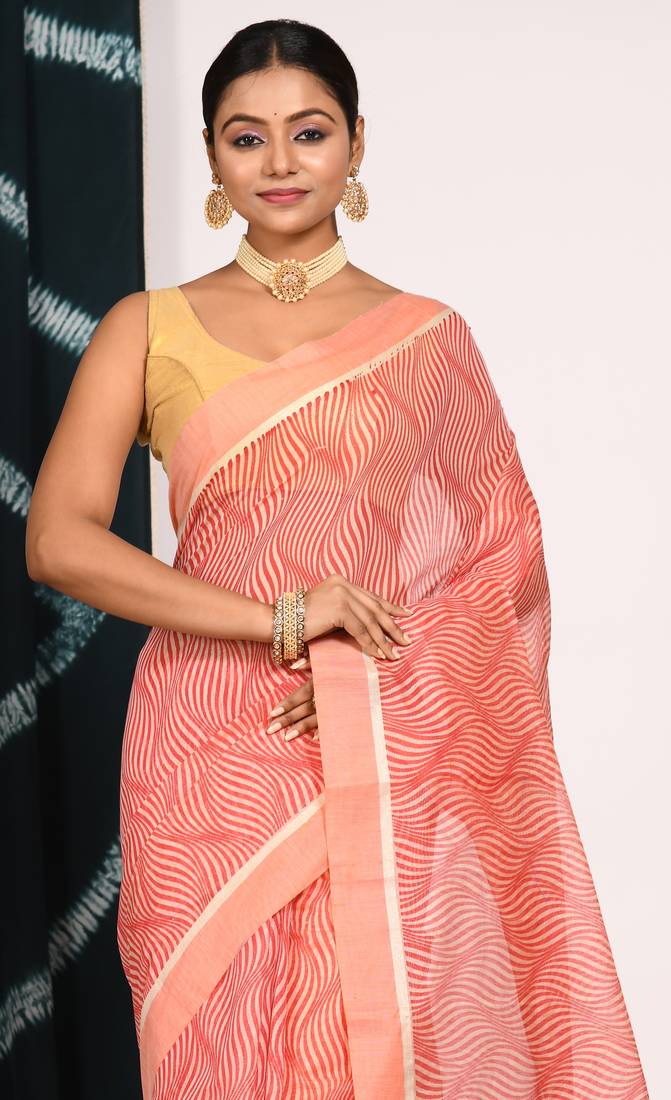 HAND BLOCK PRINT SAREE