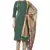 Green Cotton Jacquard Unstitched Dress Material