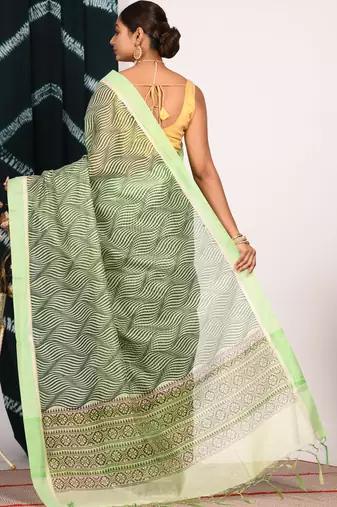 HAND BLOCK PRINT SAREE