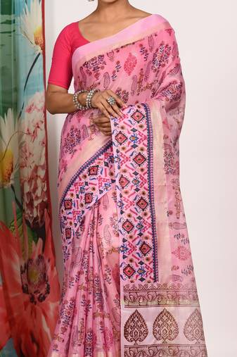 HAND BLOCK PRINT SAREE
