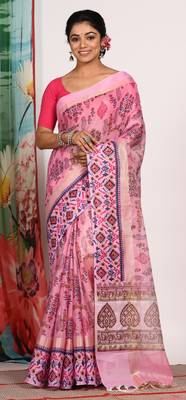 HAND BLOCK PRINT SAREE 1