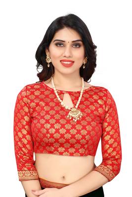 Yellow Vichitra Silk Blend Saree With Fancy Lace And Jacquard Blouse Piece. 3