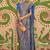 Kimisha women's blue silk woven saree with unstitched blouse piece