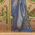 Kimisha women's blue silk woven saree with unstitched blouse piece