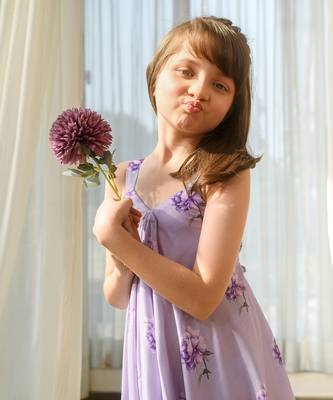 Very peri lilac palazzo jumpsuit kids 4