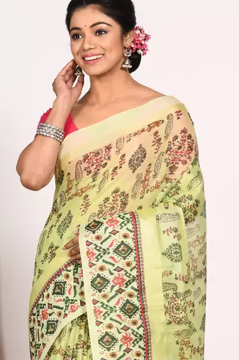 HAND BLOCK PRINT SAREE