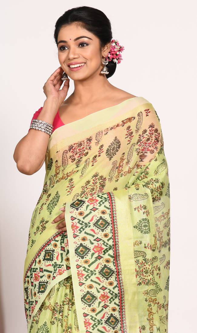 HAND BLOCK PRINT SAREE